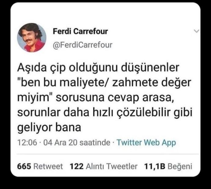 Aşıda çip var mı sizce?