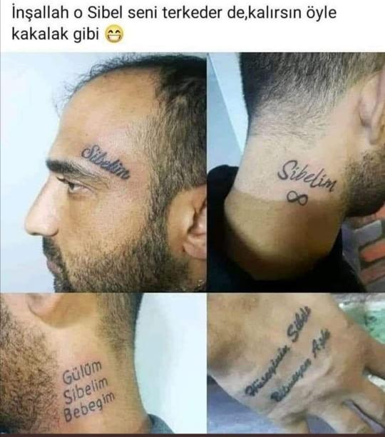 Sevgilinizin adını vücudunuza yazdırır mıydınız?