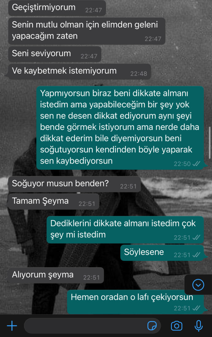 Sizce ben haklı mıyım çok mu abartıyorum?