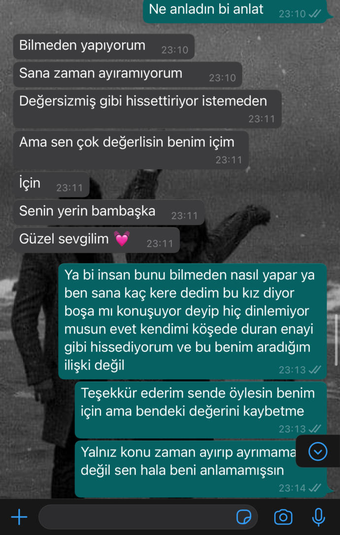 Sizce ben haklı mıyım çok mu abartıyorum?