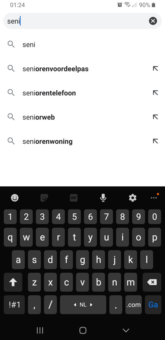 Klavyenizde "seni" yazdıktan sonra ne çıkıyor?