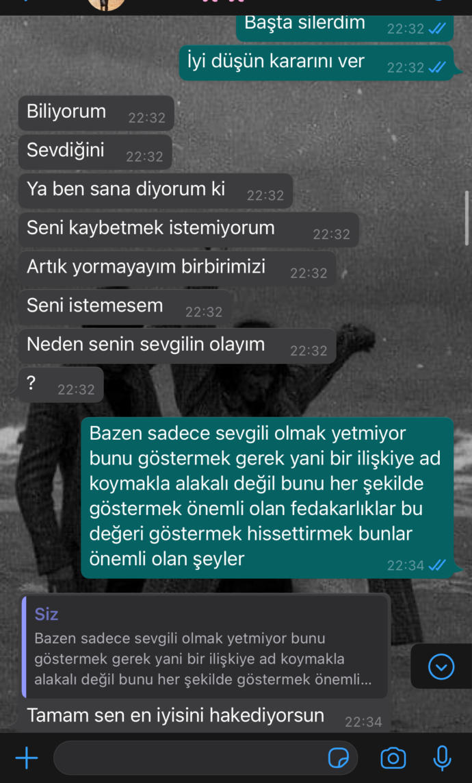 Hala aynı devam ediyor ayrılmalı mıyım bu sebeple ayrılınır mı?
