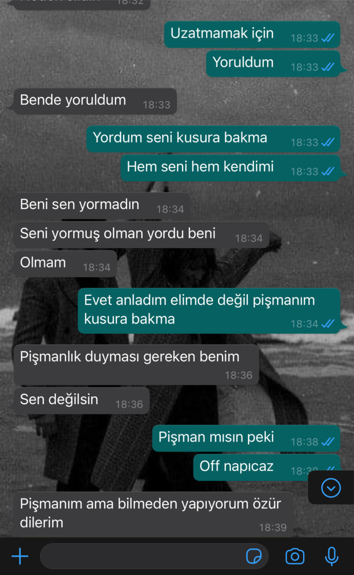 Hala aynı devam ediyor ayrılmalı mıyım bu sebeple ayrılınır mı?