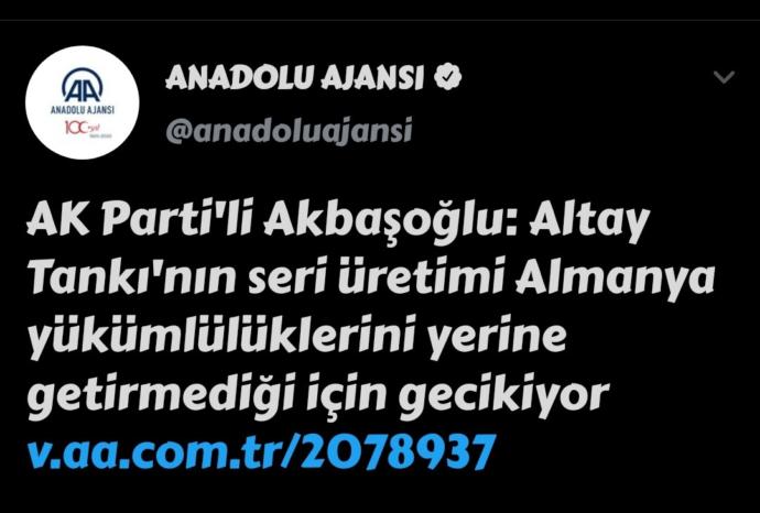 Altay tankı hakkında ne düşünüyorsunuz?
