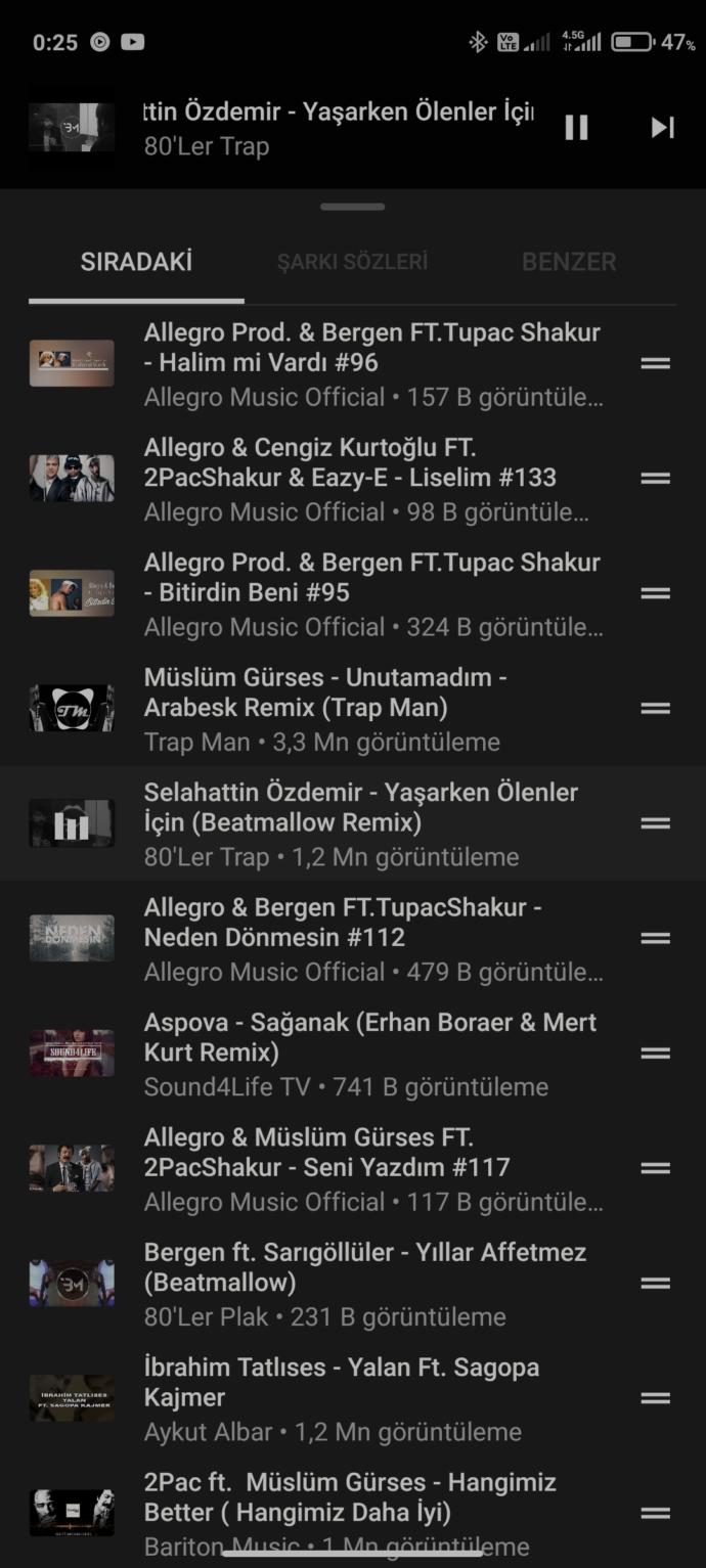 Bana bir sarki armagan edin?
