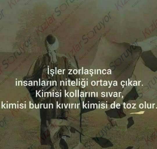 Zoru görünce kalır mısınız? Ya da rahata erişince kaçar mısınız?