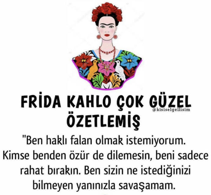 Kendinize bir nasihat verecek olsanız bu ne olurdu?