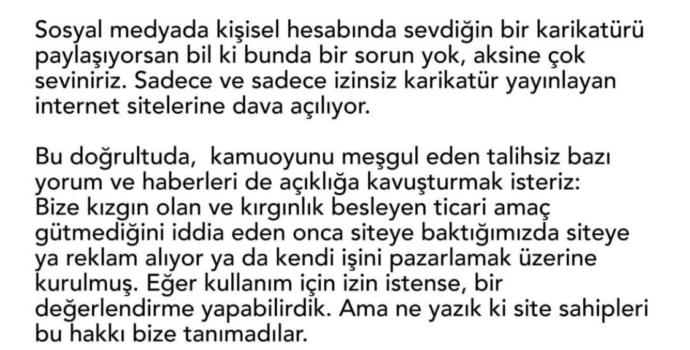 Karikatür paylaşmak suç oldu. Karikatüristler telif istiyorlar. Sizlerin görüşleri nelerdir?