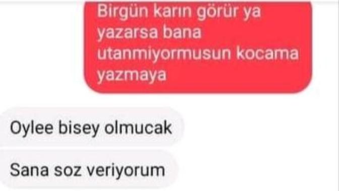 Eski evli sevgiliyle konuşmak bakın 1 dkk?