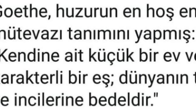 Size göre 'huzurun' tanımı nedir?