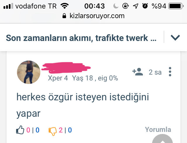 Son zamanların akımı, trafikte twerk yapmak hakkında ne düşünüyorsunuz?