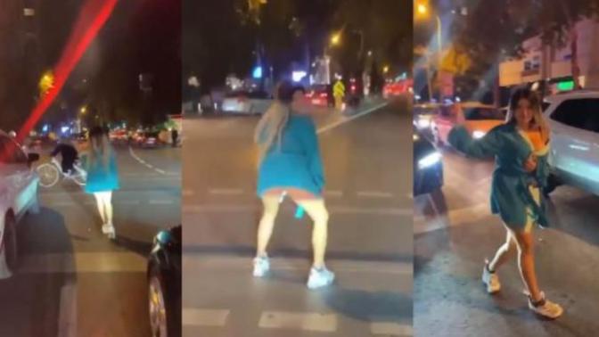 Son zamanların akımı, trafikte twerk yapmak hakkında ne düşünüyorsunuz?