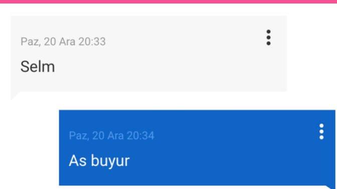 Mesaj atanlara cevap veriyor musunuz?