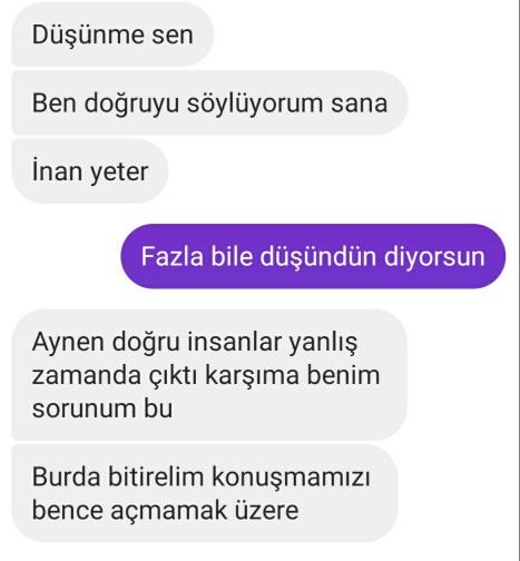 6 Ay boyunca konuştuk hatta sevgiliyiz sanıyordum?
