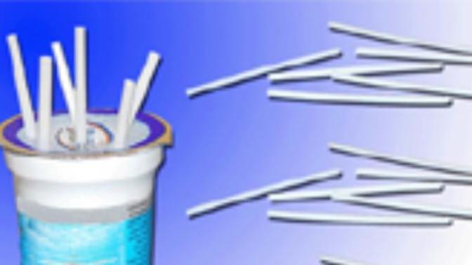 Ayranı pipetle deldiğimiz zaman, o delinen parça nereye gidiyor?