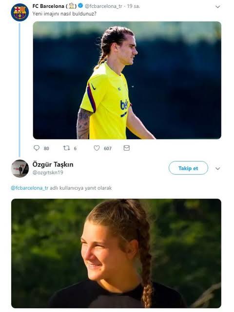 Antoine Griezmannın yeni saç stili Survivor Nisaya benzetildi, ne düşünüyorsunuz?