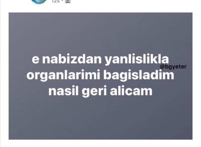 Organ bağışı yapmayı düşünüyor musunuz?
