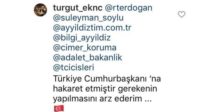 Bu yorumun neresinde Cumhurbaşkanına hakaret var? Okuyun iftiranın şerefsizliğin bu kadarı?