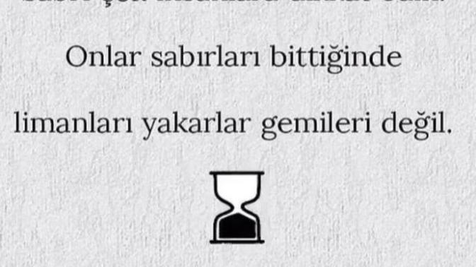 Sabrınızın sonunda neler oluyor?