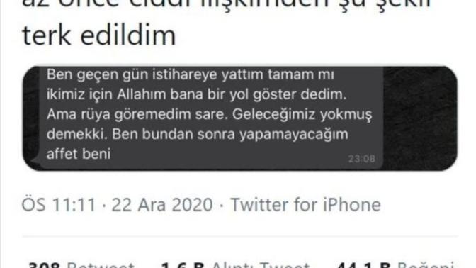 Bugüne kadar bir bahaneyle sevgilinizi terk ettiğiniz ya da terk edildiğiniz oldu mu?