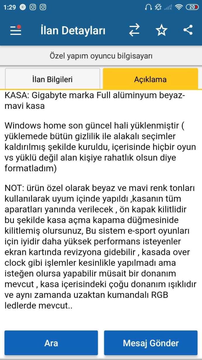 Bu PC alınır mı?