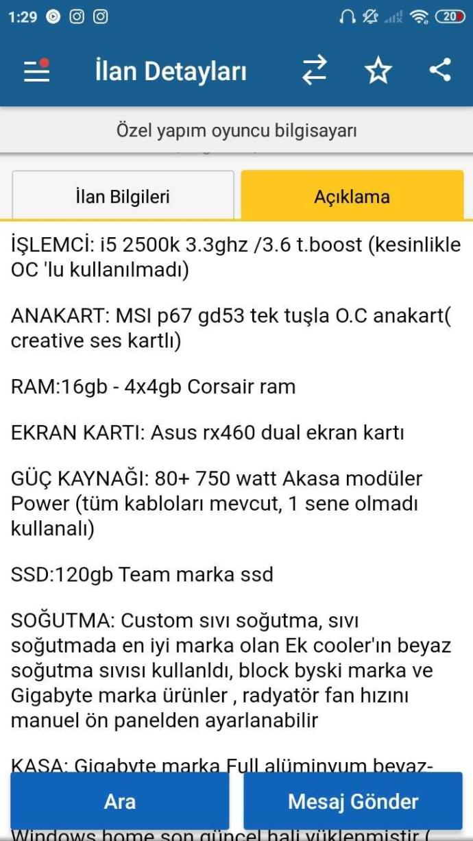 Bu PC alınır mı?