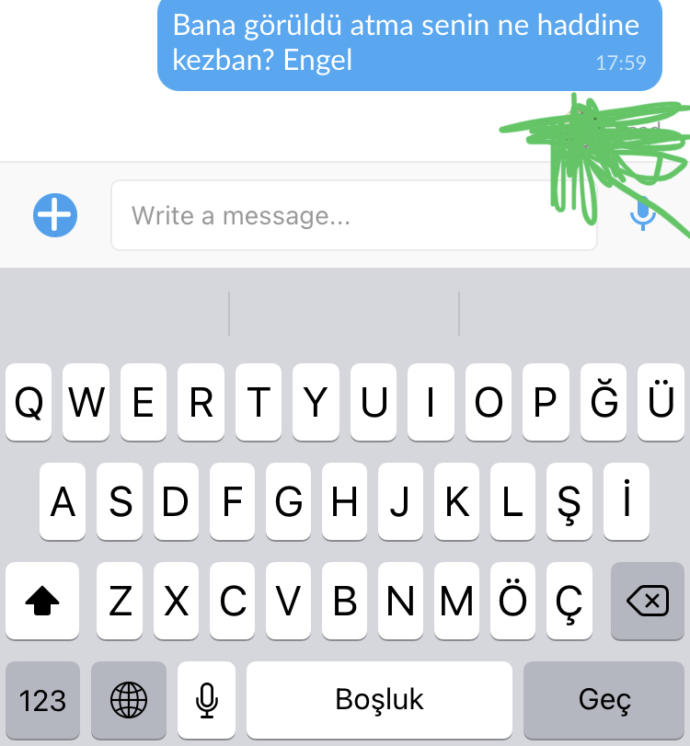 Mesaja geç cevap verilince ne yaparsınız?