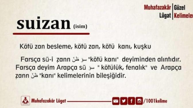 Birilerini zan altında bıraktınız mı?