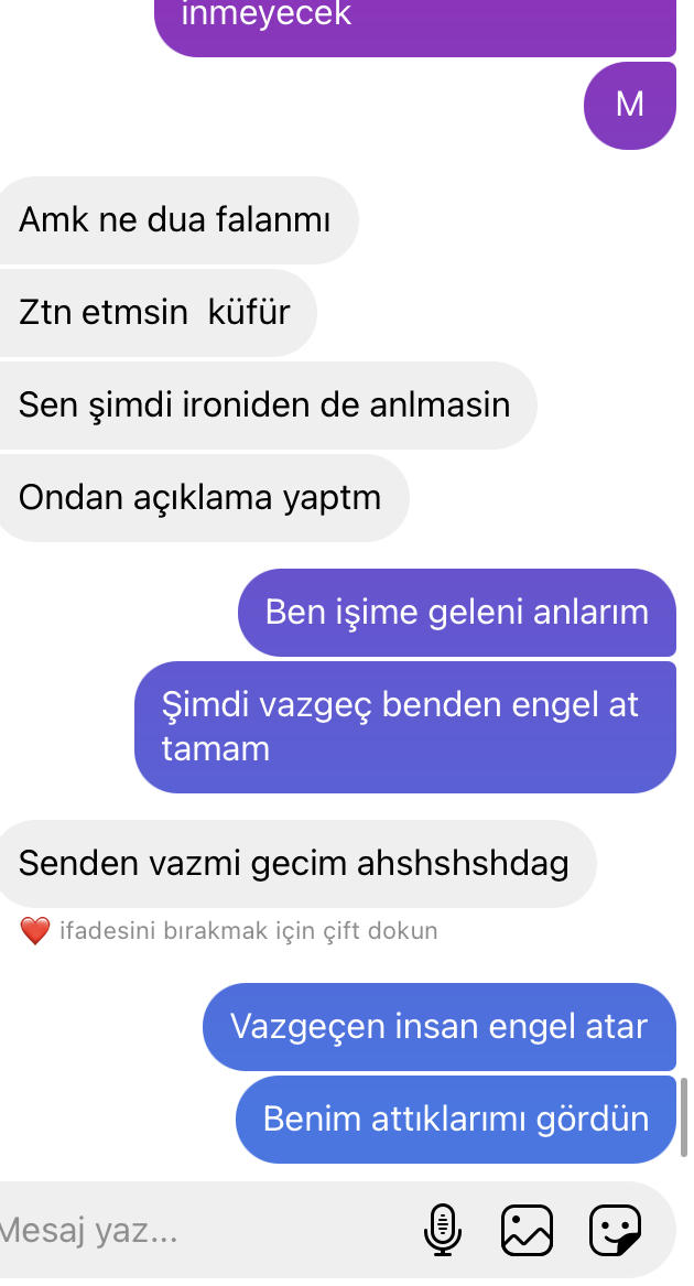 Bu kız bana döner mi daha öncede engel attı kaldırdı ama bu defa çok üstüne gittim flörttük benden nefret ediyor?