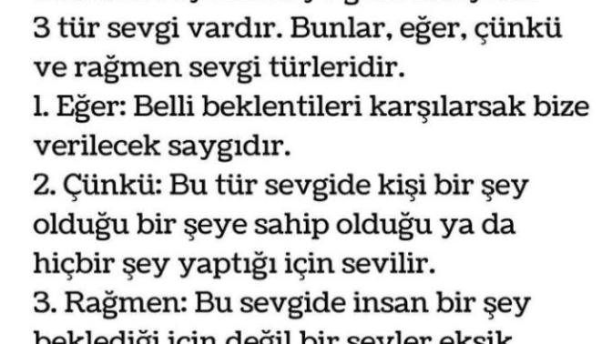 Kaç tür sevgi vardır?