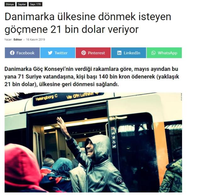Göçmenlere 21 Bin Dolar.