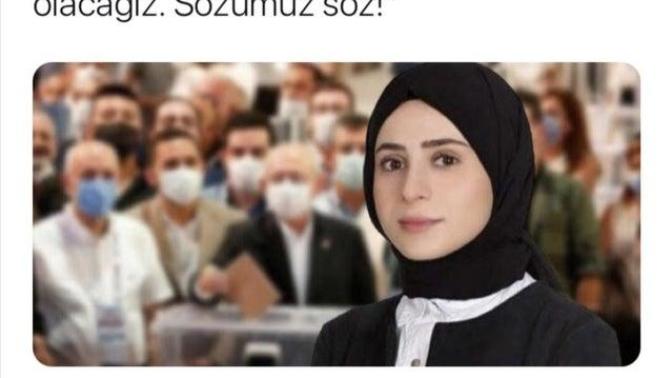 Erdoganin "Vitrin Mankeni" deyip hakaret ettigi Türbanli CHP'liden cevap geldi?