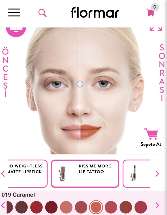 Bir sanal ruj bu kadar güzel olabilir! 💄 
