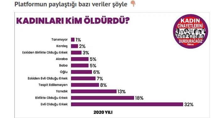 2020 acı gerçeği kadın cinayetleri raporu açıklandı. Bu tablo hakkında neler söylemek istersin?