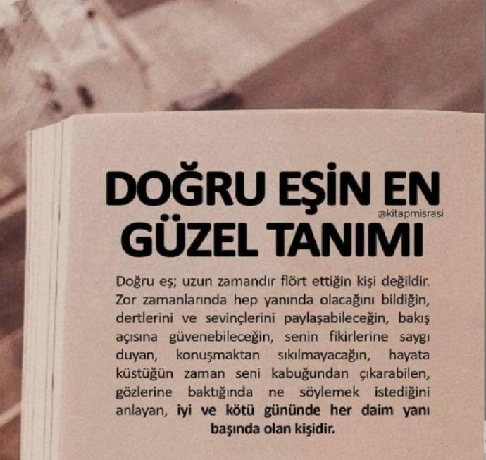 Sizce doğru eşin tanımı nedir?