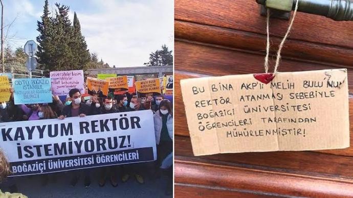 Öğrenciler rektörlük binasını mühürledi! Rektör ataması ve öğrencilerin tepkisini nasıl yorumluyorsunuz?