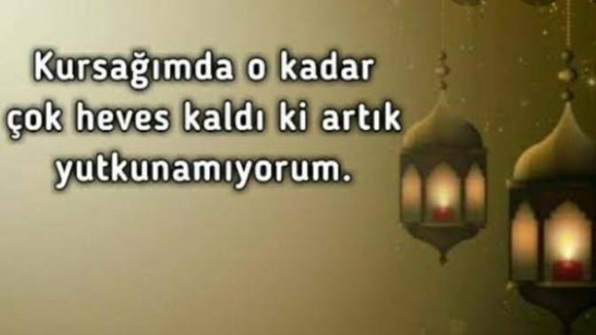 Kursak diye bir yer var. Heveslerim hayellerim hepsi orda?