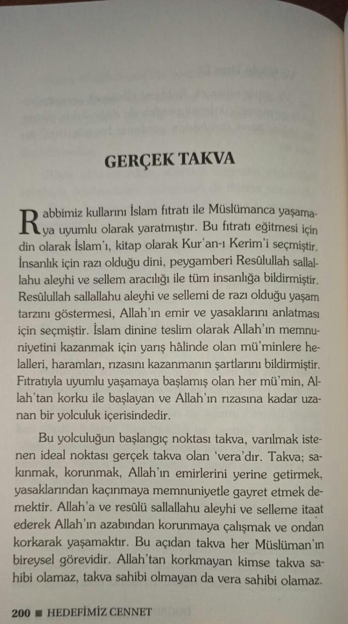 Sizce Takva nedir? Nasıl Takva sahibi olunur?