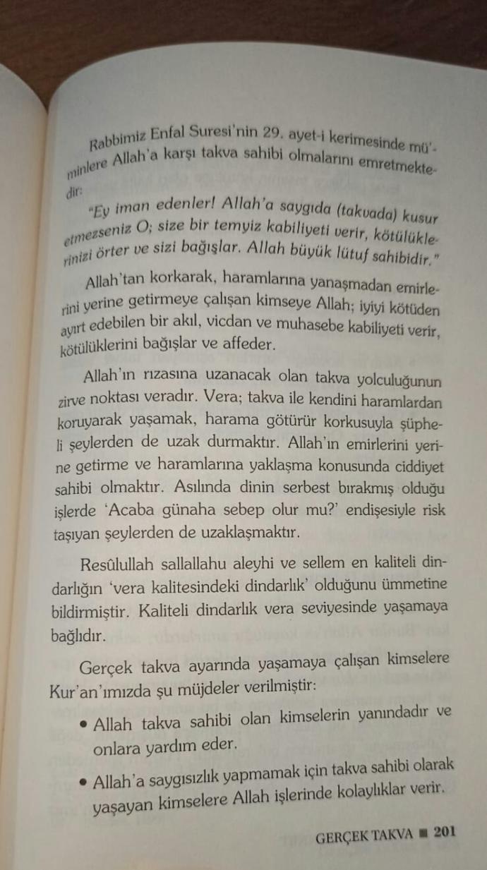 Sizce Takva nedir? Nasıl Takva sahibi olunur?