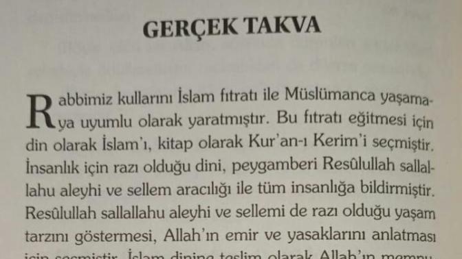 Sizce Takva nedir? Nasıl Takva sahibi olunur?