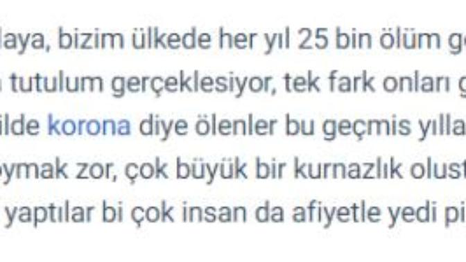 Korona'ya inanıyor musunuz, sizi kurnazca manipülasyon yöntemleriyle kandırmadıklarına emin misiniz?