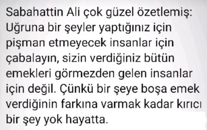 Haketmeyen insanlara hakettiğinden fazla değer vermek sizin için bir alışkanlık mı?