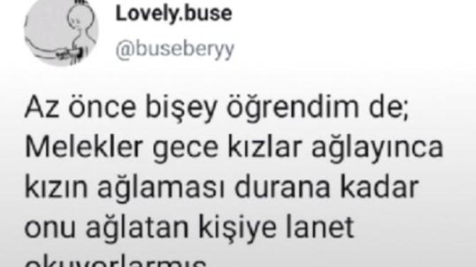Hiç bir kızı/erkeği ağlattığınız oldu mu?