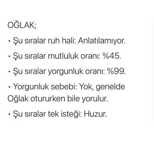Acaba senin durumun son zamanlarda nasıl?