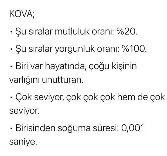 Acaba senin durumun son zamanlarda nasıl?