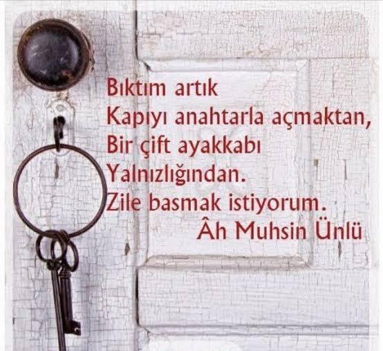 Anahtarınız varken yinede zili çalar mısınız?