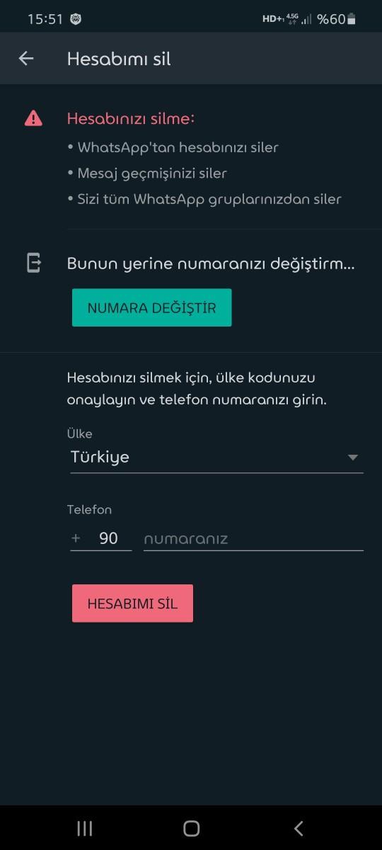 WhatsApp gizlilik sözleşmesi?