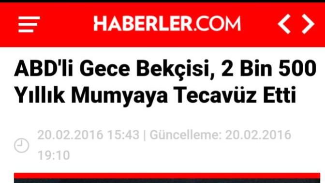 Mumyaya tecavüz etmek nedir abi?