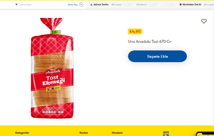 Türkiye ekmek fiyatı 670 gram için 4,95 TL yani 800 gram için 5,91TL ye denk geliyor.