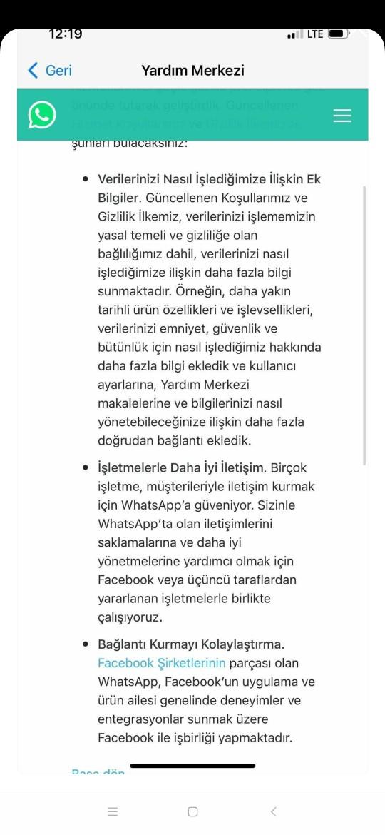 Son olaylardan sonra hala Whatsapp kullanmaya devam edecek misiniz?